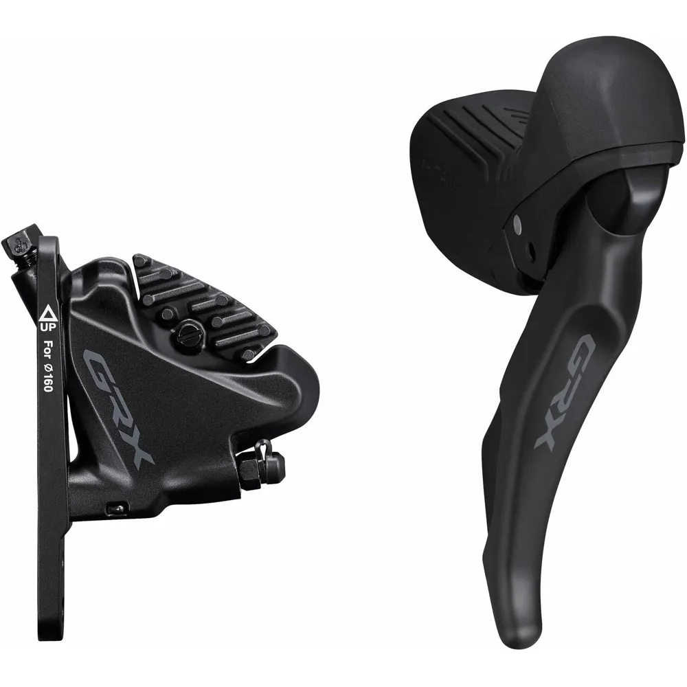 uPRISE Bikes Shimano ST-RX610 GRX 12spd STI /BR-RX410 Flat Mount Calliper - right front | Price match, 365 day return s, 18-Month Warranty, Finance Available & Free UK Delivery