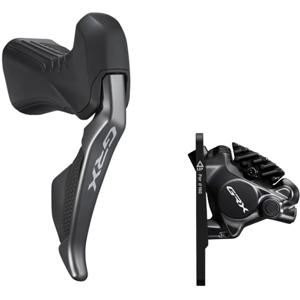 uPRISE Bikes Shimano ST-RX815 GRX Di2 11-speed STI bled w/BR-RX820 Calliper - Right Hand Front | Price match, 365 day returns, 18-Month Warranty, Finance Available & Free UK Delivery