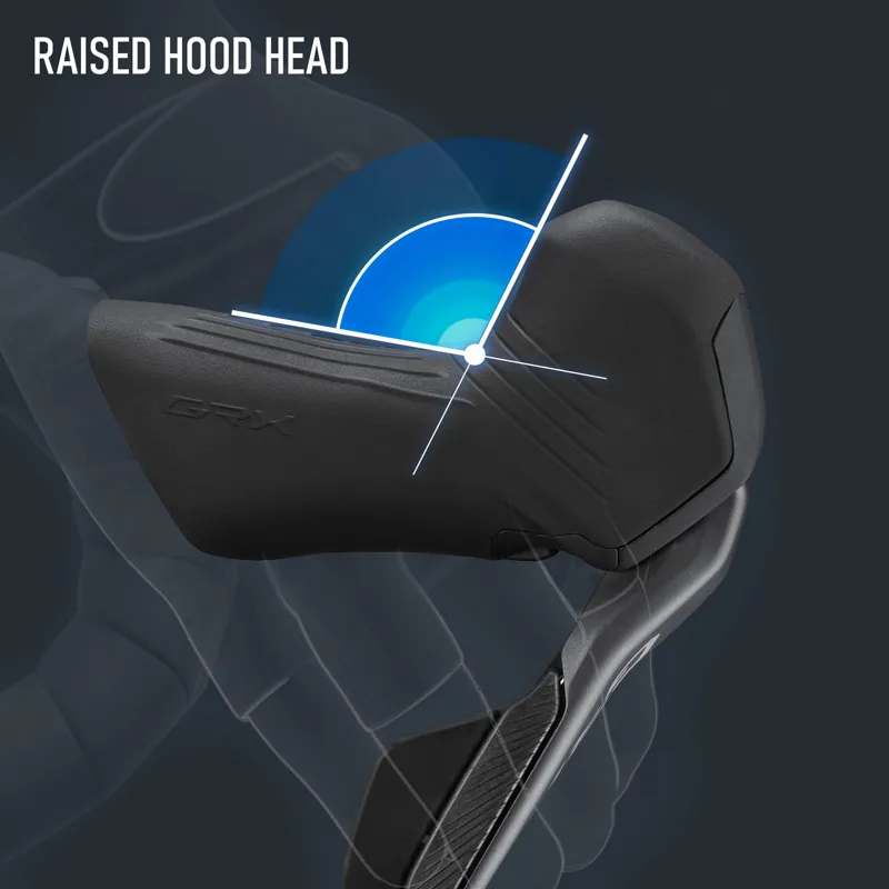 Shimano ST-RX825 GRX Di2 2-speed STI w/ BR-RX820 Calliper Left Rear-5