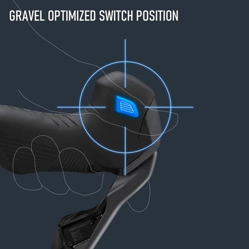 Shimano ST-RX825 GRX Di2 2-speed STI w/ BR-RX820 Calliper Left Rear-9