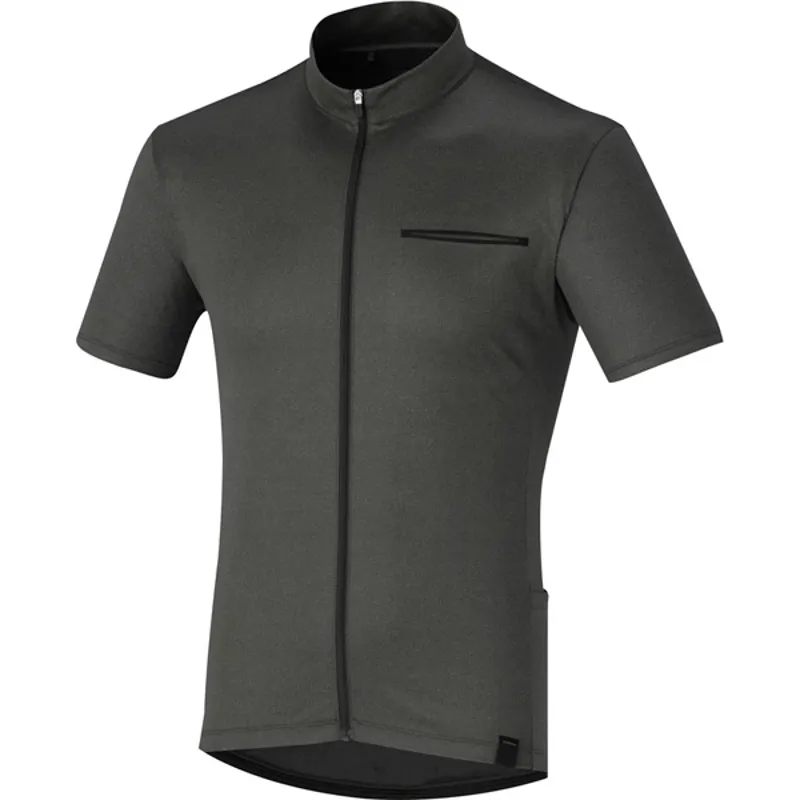 Shimano Transit Pavement Short Sleeve Jersey - Black