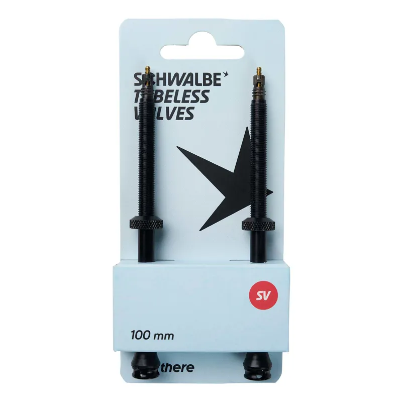 Schwalbe SV Tubeless Valves - 100mm - Black