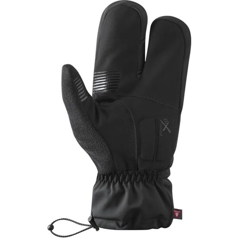Shimano Windstopper Primaloft 2x2 Long Finger Gloves - Black-1