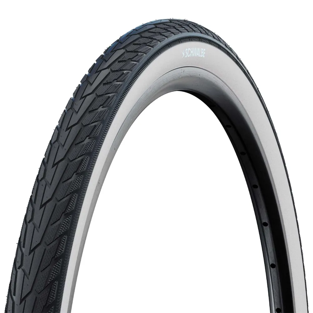 uPRISE Bikes Schwalbe Motion Road Cruiser K-Guard Hybrid Tyre - Black/White | Price match, 365 day returns, 18-Month Warranty, Finance Available & Free UK Delivery