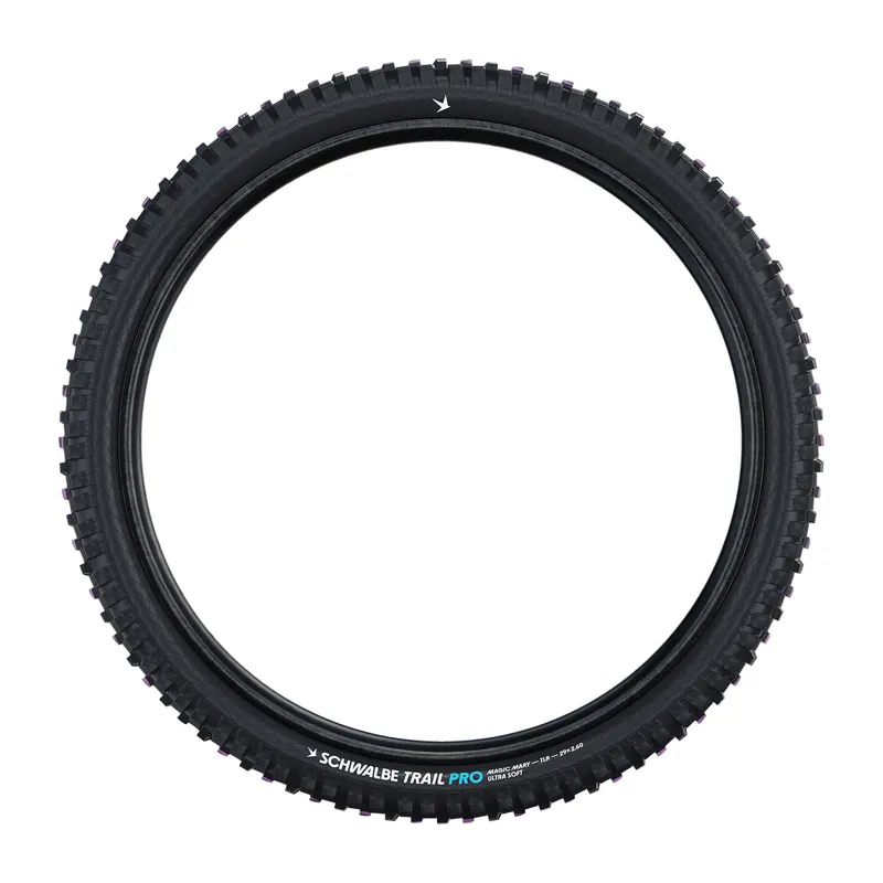 Schwalbe Magic Mary Trail Pro Ultra Soft TLR Folding MTB Tyre - 27.5 x 2.40 inch - Black-2