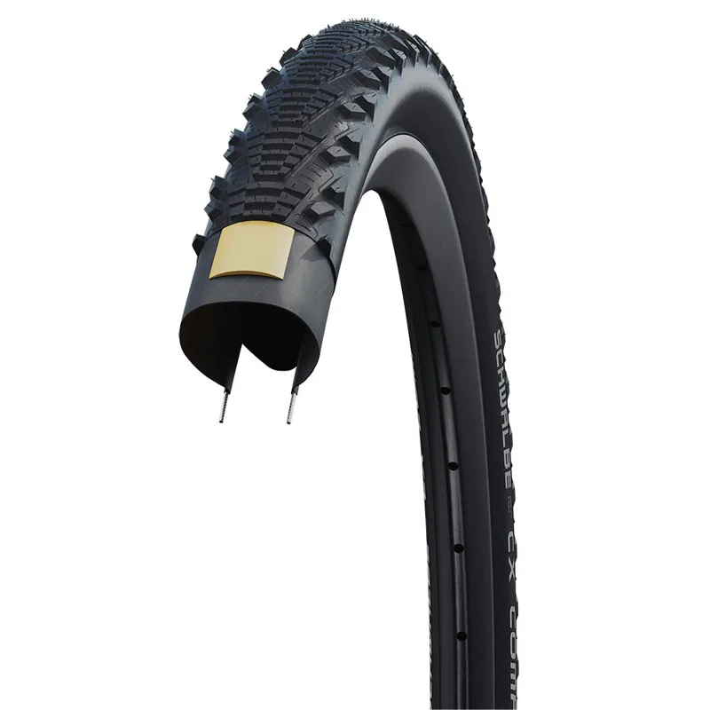 Schwalbe CX Comp K-Guard 700 x 35c Hybrid Tyre - Black/Reflex-2