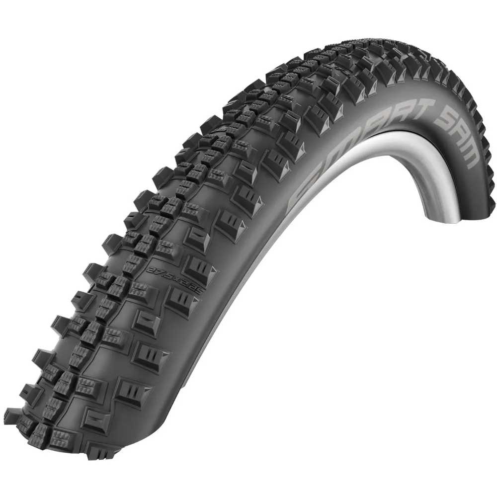 uPRISE Bikes Schwalbe Smart Sam Addix Performance 700 x 44c Tyre - Black/Reflective | Price match, 365 day return s, 18-Month Warranty, Finance Available & Free UK Delivery