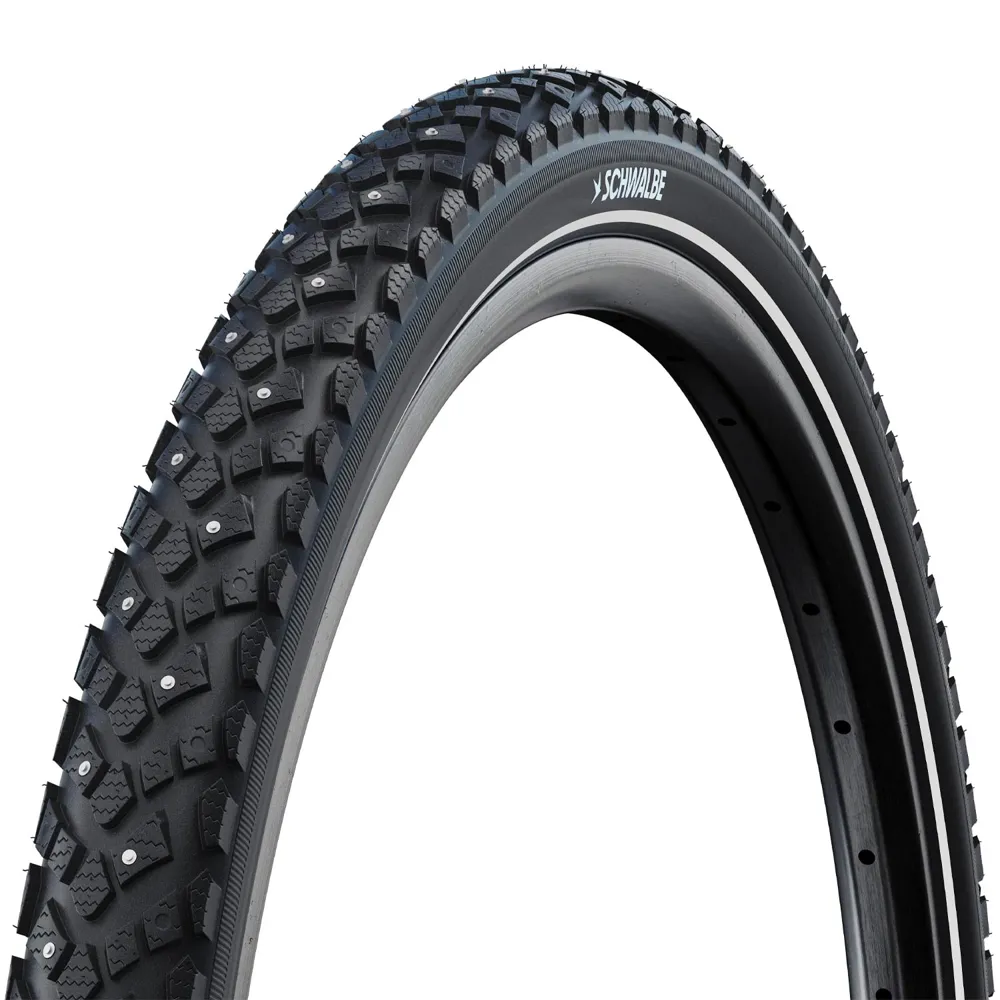 uPRISE Bikes Schwalbe Motion Spike K-Guard Hybrid Tyre - Black/Reflective | Price match, 365 day returns, 18-Month Warranty, Finance Available & Free UK Delivery