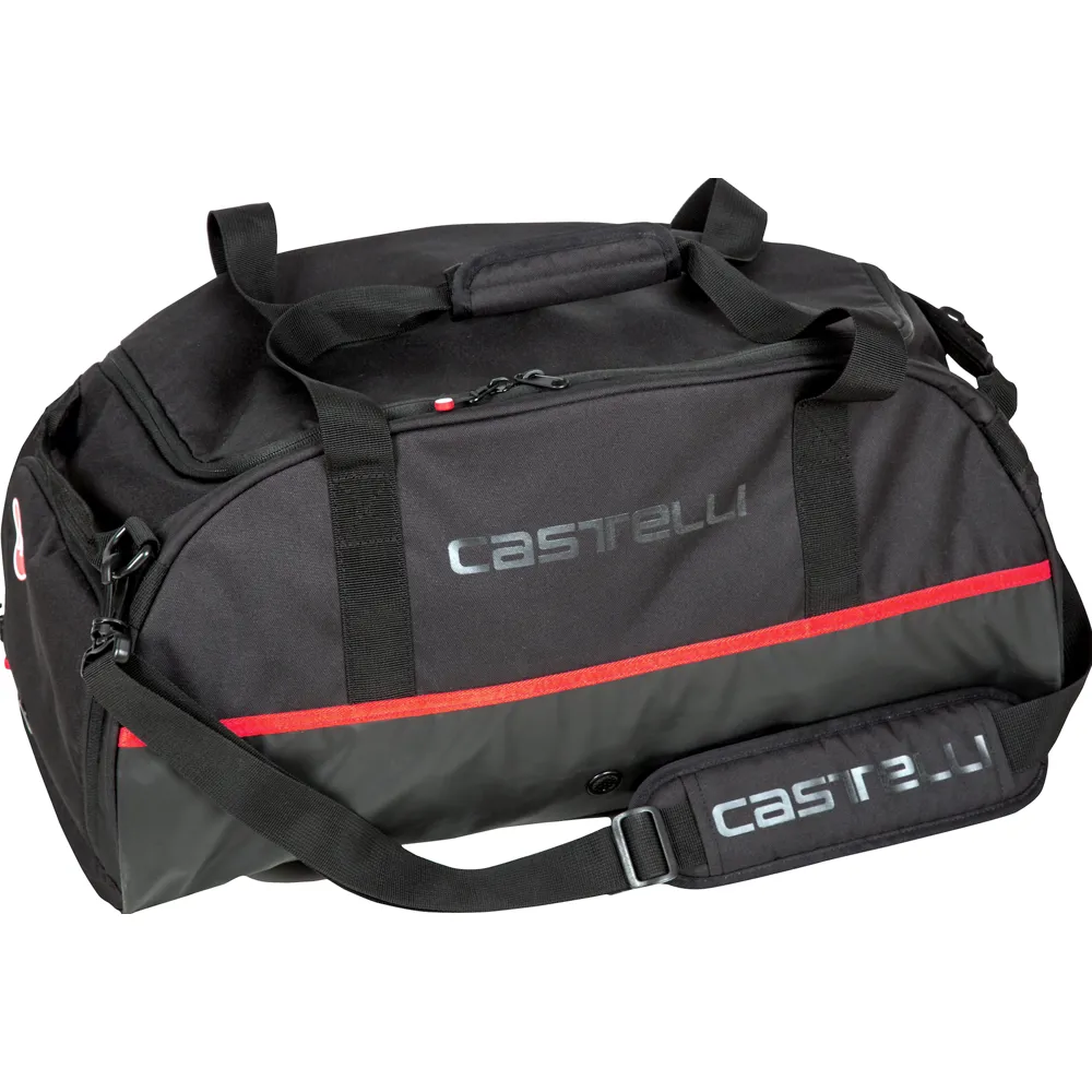 uPRISE Bikes Castelli Gear 2.0 50L Duffle Bag - Black | Price match, 365 day return s, 18-Month Warranty, Finance Available & Free UK Delivery