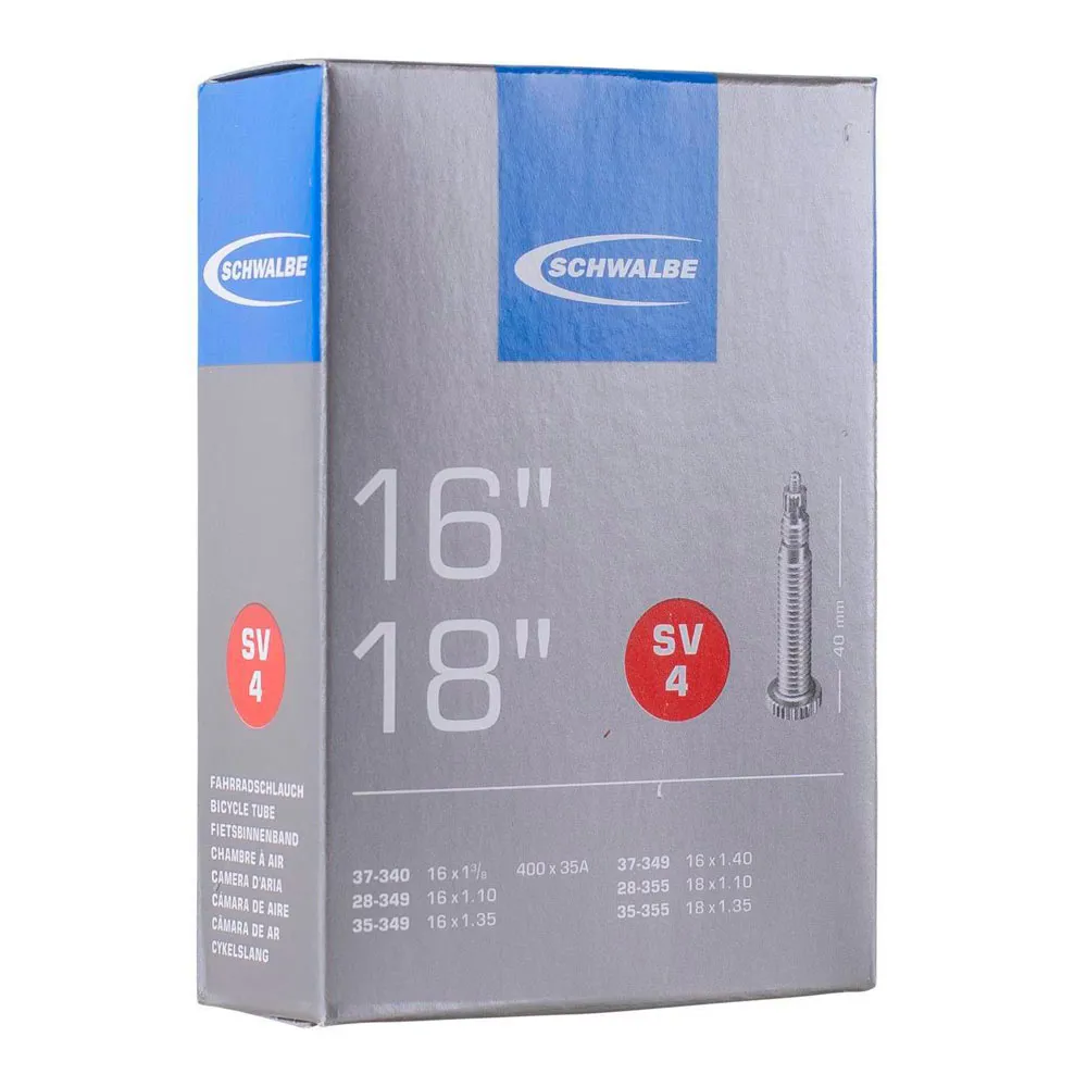 uPRISE Bikes Schwalbe SV4 16/18 x 1 3/8 40mm Inner Tube - Presta | Price match, 365 day return s, 18-Month Warranty, Finance Available & Free UK Delivery