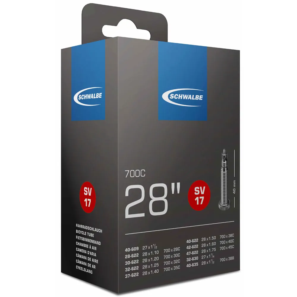 uPRISE Bikes Schwalbe SV17 700 x 28/47c - 27 x 1 1/4 40mm Inner Tube - Presta | Price match, 365 day return s, 18-Month Warranty, Finance Available & Free UK Delivery