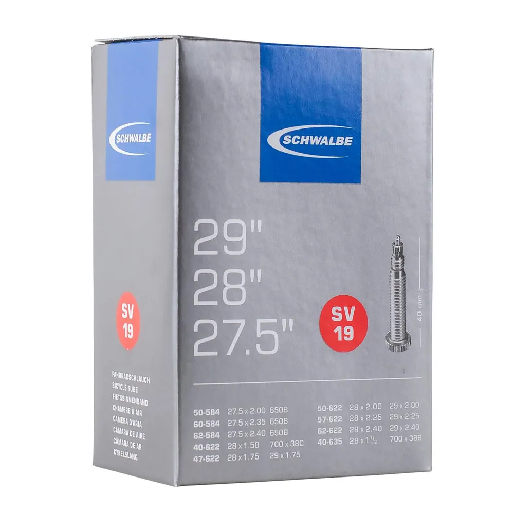 uPRISE Bikes Schwalbe SV19 27.5/29 x 1.9/2.40 40mm Mullet Inner Tube - Presta | Price match, 365 day return s, 18-Month Warranty, Finance Available & Free UK Delivery