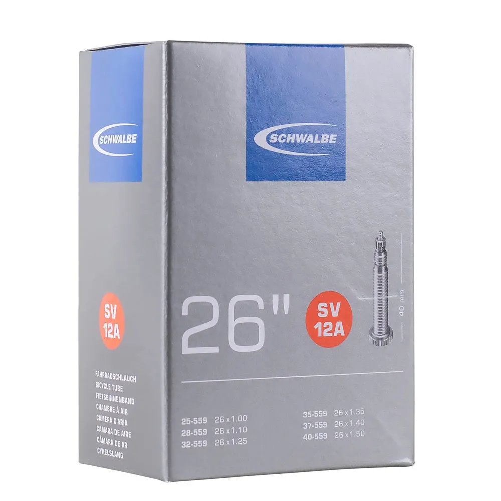 uPRISE Bikes Schwalbe SV12A 26 x 1/1.5 40mm Inner Tube - Presta | Price match, 365 day return s, 18-Month Warranty, Finance Available & Free UK Delivery
