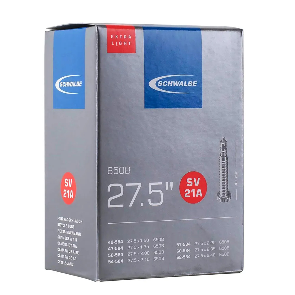 uPRISE Bikes Schwalbe SV21 27.5 x 1.5-2.4 40mm Extra Light Inner Tube - Presta | Price match, 365 day return s, 18-Month Warranty, Finance Available & Free UK Delivery