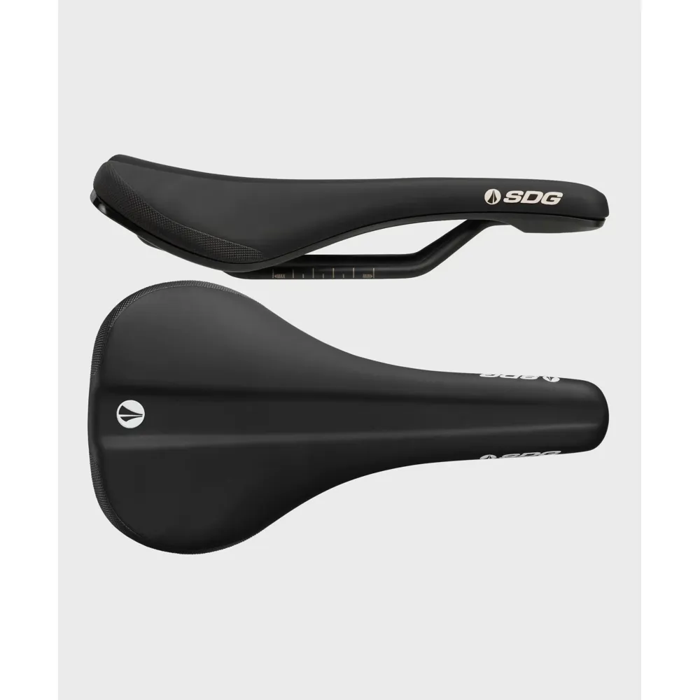 uPRISE Bikes SDG Bel Air V3 Steel Saddle - Black - 260 x 140mm | Price match, 365 day returns, 18-Month Warranty, Finance Available & Free UK Delivery