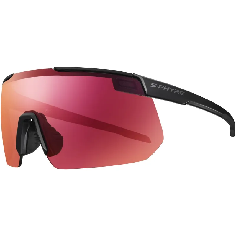 Shimano S-PHYRE Cycling Glasses - Metallic Black/RideScape Road Lens-5