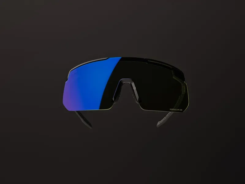 Shimano S-PHYRE Cycling Glasses - Metallic Black/RideScape Road Lens-6