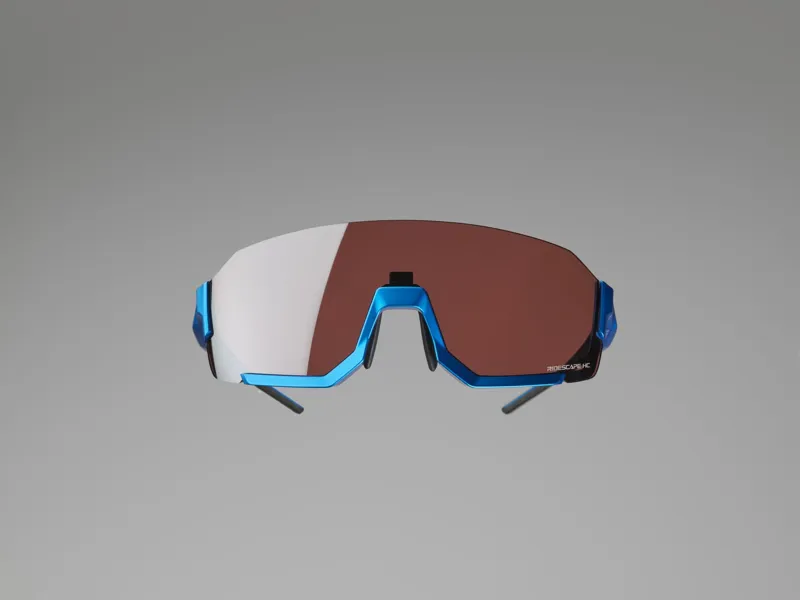 Shimano Aerolite Cycling Glasses - Metallic Blue/RideScape Road Lens-1