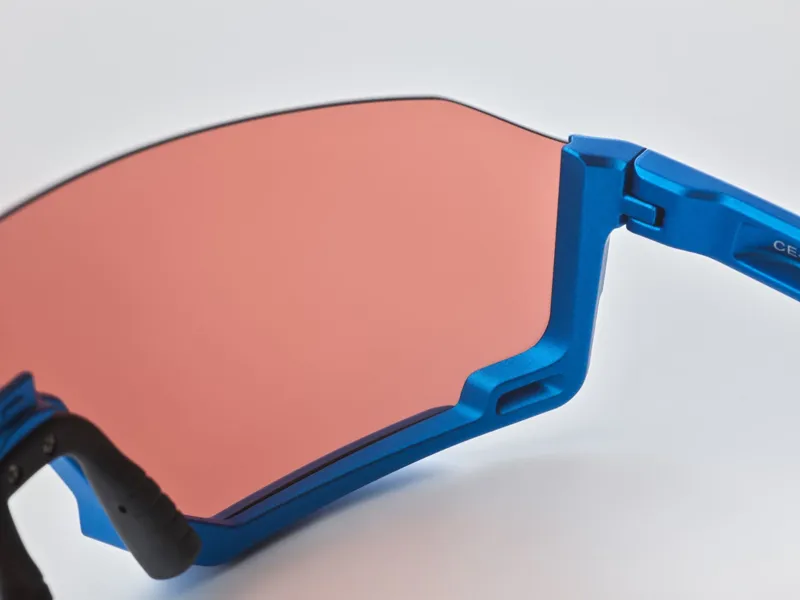 Shimano Aerolite Cycling Glasses - Metallic Blue/RideScape Road Lens-5