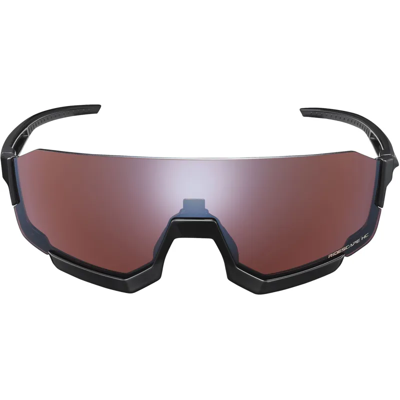 Shimano Aerolite Cycling Glasses - Metallic Black/RideScape Road Lens-1