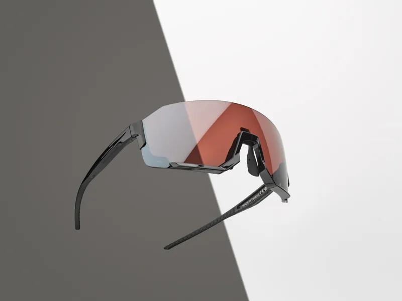 Shimano Aerolite Cycling Glasses - Metallic Black/RideScape Road Lens-3
