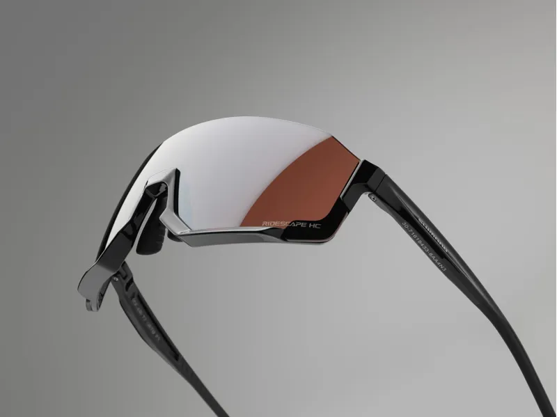 Shimano Aerolite Cycling Glasses - Metallic Black/RideScape Road Lens-5