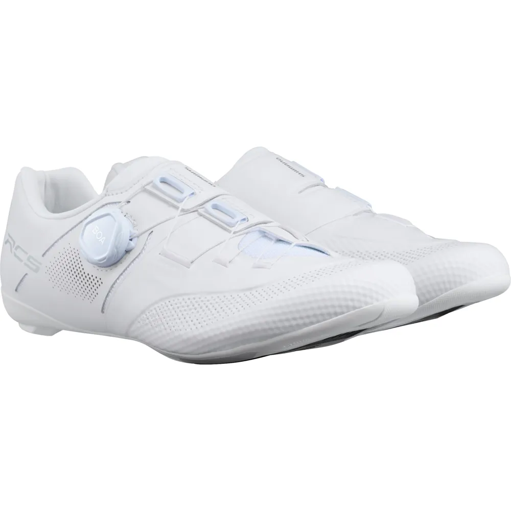 uPRISE Bikes Shimano RC5W Women's Clipless Road Shoes - White | Price match, 365 day returns, 18-Month Warranty, Finance Available & Free UK Delivery