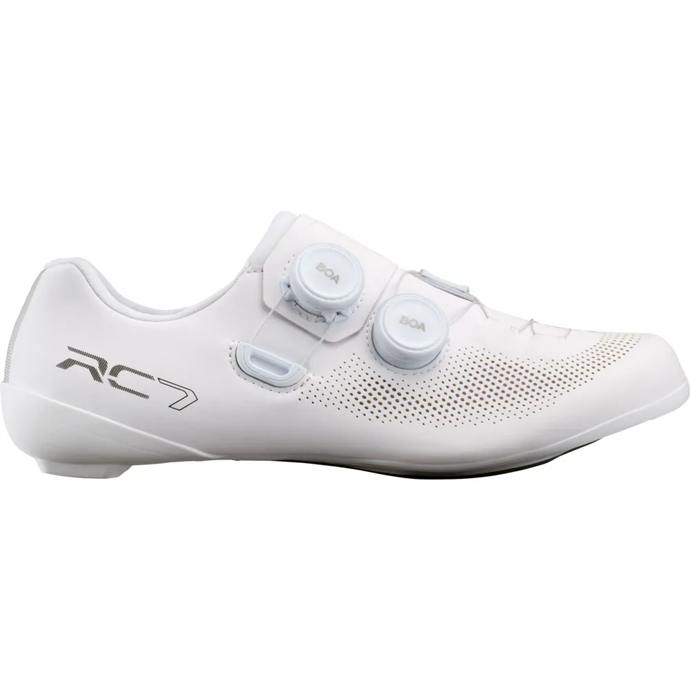 uPRISE Bikes Shimano RC703W Women's Road Shoes - White | Price match, 365 day return s, 18-Month Warranty, Finance Available & Free UK Delivery