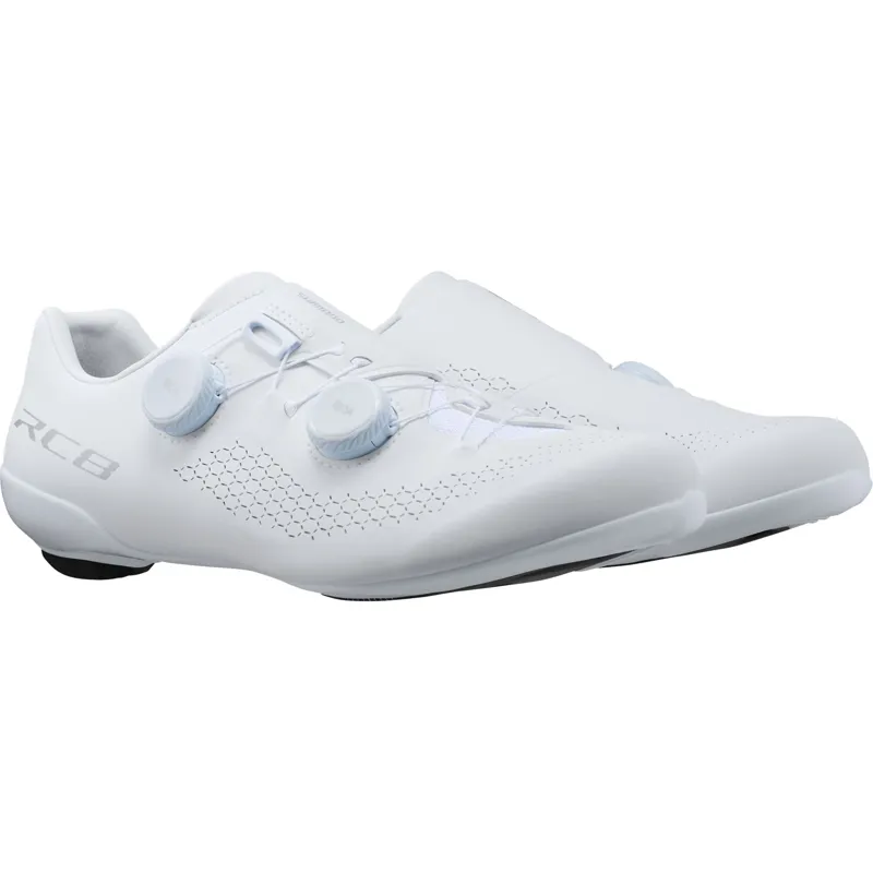 Shimano RC810 Road Shoes - White-3