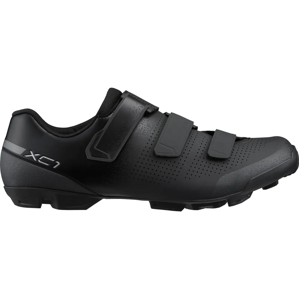 uPRISE Bikes Shimano XC102 MTB Shoes - Black | Price match, 365 day return s, 18-Month Warranty, Finance Available & Free UK Delivery