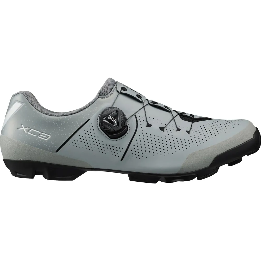uPRISE Bikes Shimano XC302 MTB Shoes - Grey | Price match, 365 day return s, 18-Month Warranty, Finance Available & Free UK Delivery