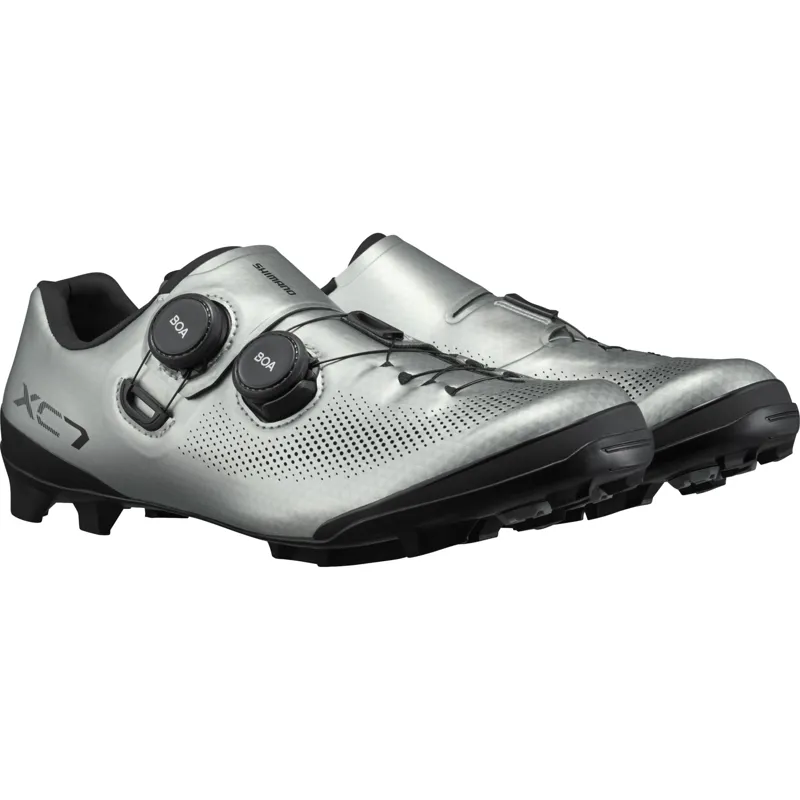 Shimano XC703 MTB Shoes - Silver-1