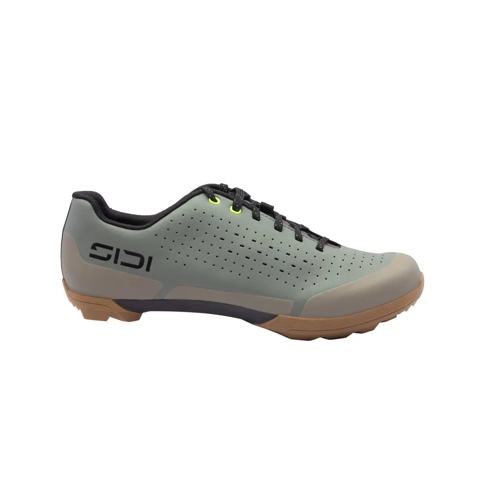 uPRISE Bikes Sidi Asper Laces Gravel Shoes - Military | Price match, 365 day return s, 18-Month Warranty, Finance Available & Free UK Delivery