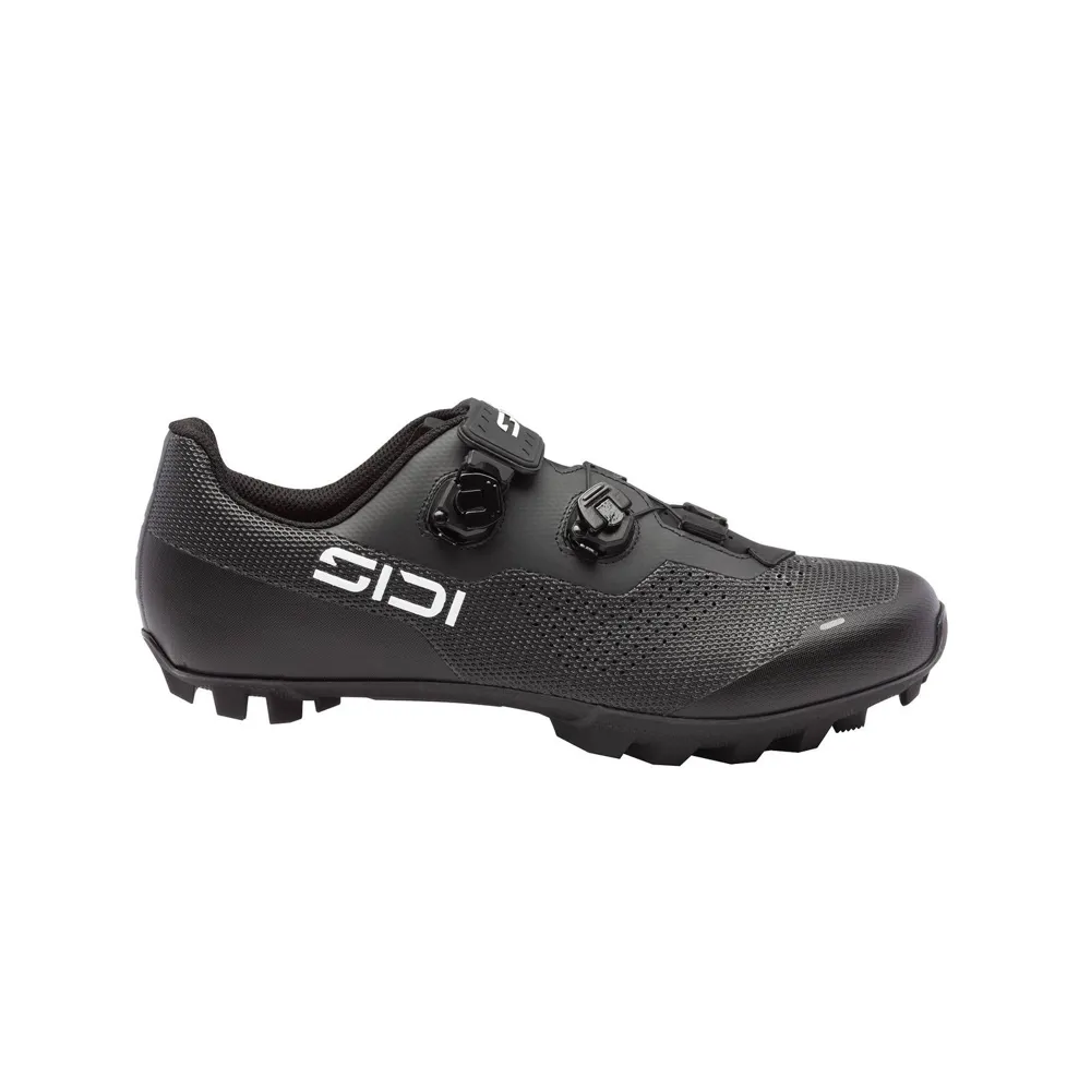 uPRISE Bikes Sidi Dominator X Gravel Shoes - Black | Price match, 365 day return s, 18-Month Warranty, Finance Available & Free UK Delivery