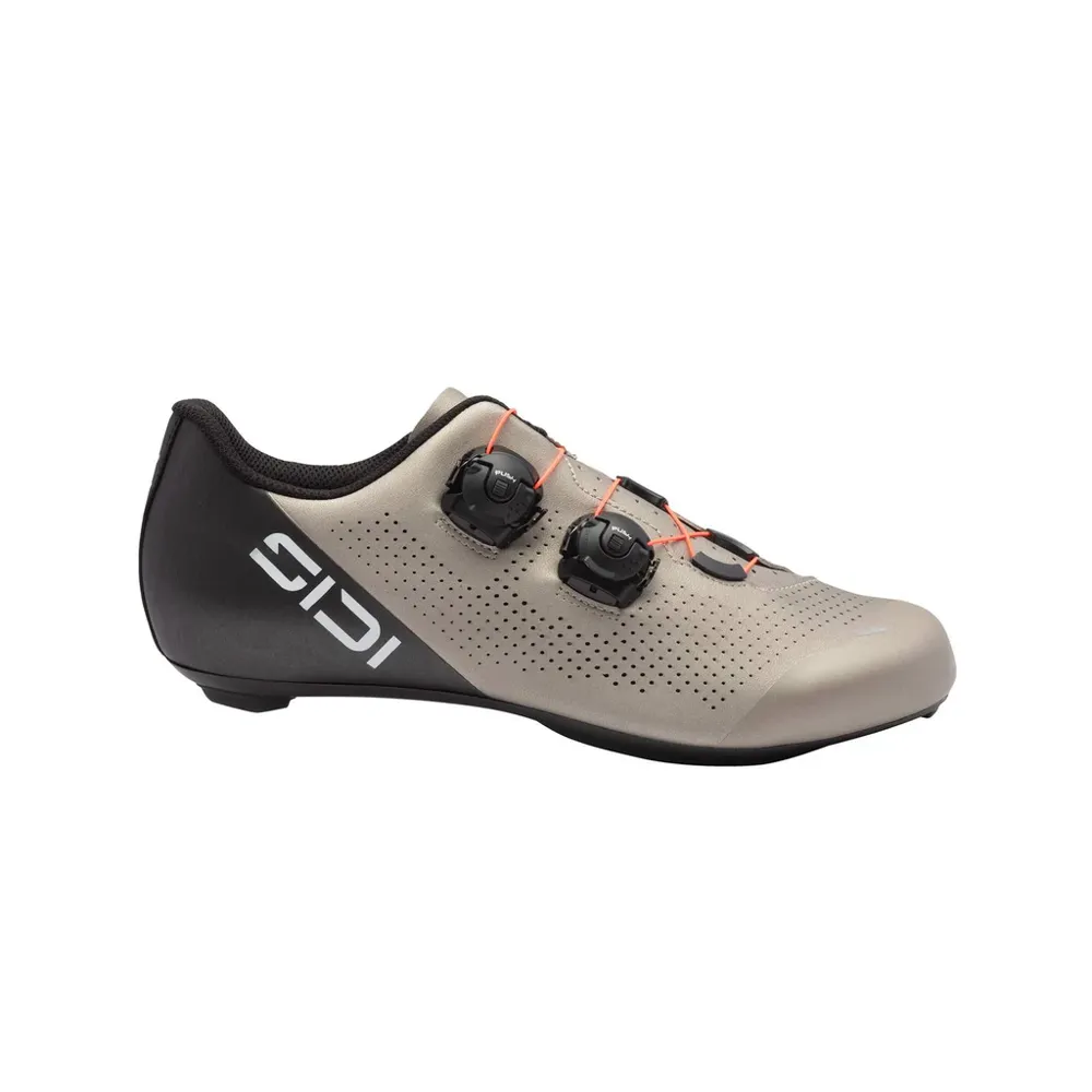 uPRISE Bikes Sidi Ergo 6 Road Shoes - Silver | Price match, 365 day return s, 18-Month Warranty, Finance Available & Free UK Delivery