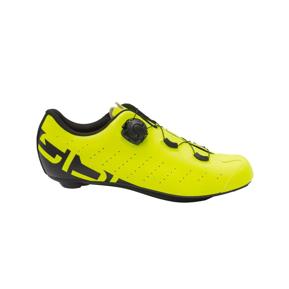 uPRISE Bikes Sidi Fast 2 Road Shoes - Yellow Fluo/Black | Price match, 365 day returns, 18-Month Warranty, Finance Available & Free UK Delivery