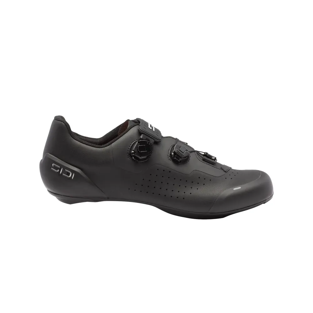 uPRISE Bikes Sidi Genius X Road Shoes - Black | Price match, 365 day return s, 18-Month Warranty, Finance Available & Free UK Delivery