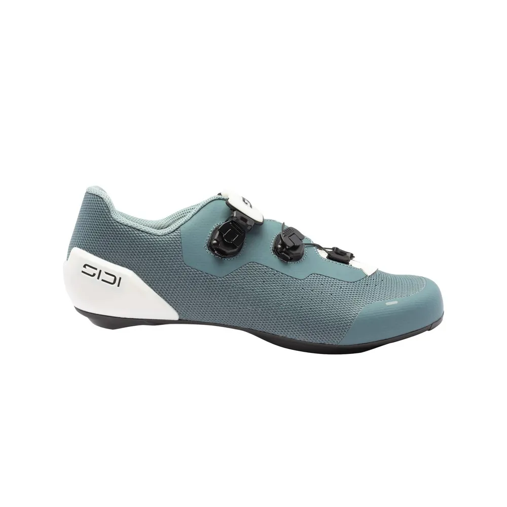 uPRISE Bikes Sidi Genius X Wyve Road Shoes - Frost Grey/Ice White | Price match, 365 day return s, 18-Month Warranty, Finance Available & Free UK Delivery