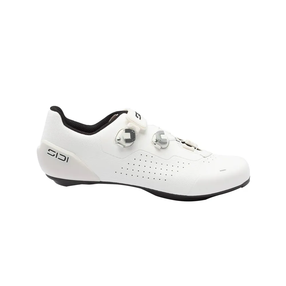 uPRISE Bikes Sidi Genius X Wyve Road Shoes - White | Price match, 365 day return s, 18-Month Warranty, Finance Available & Free UK Delivery