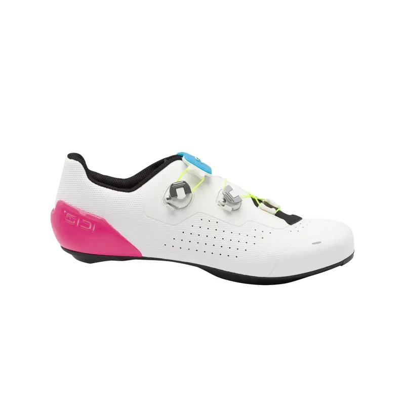 Sidi Genius X Wyve Road Shoes - White Fluo
