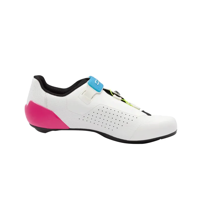 Sidi Genius X Wyve Road Shoes - White Fluo-1