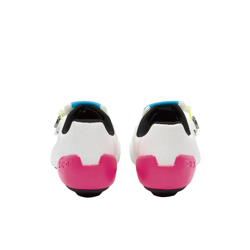 Sidi Genius X Wyve Road Shoes - White Fluo-4