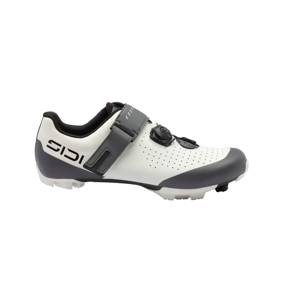 uPRISE Bikes Sidi Physis MTB Shoes - Ice White/Grey | Price match, 365 day return s, 18-Month Warranty, Finance Available & Free UK Delivery