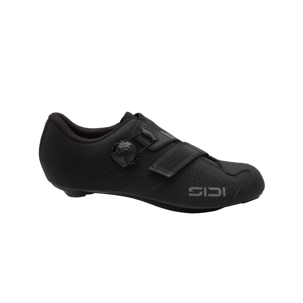 uPRISE Bikes Sidi Prima Mega Fit Road Shoes - Black | Price match, 365 day return s, 18-Month Warranty, Finance Available & Free UK Delivery