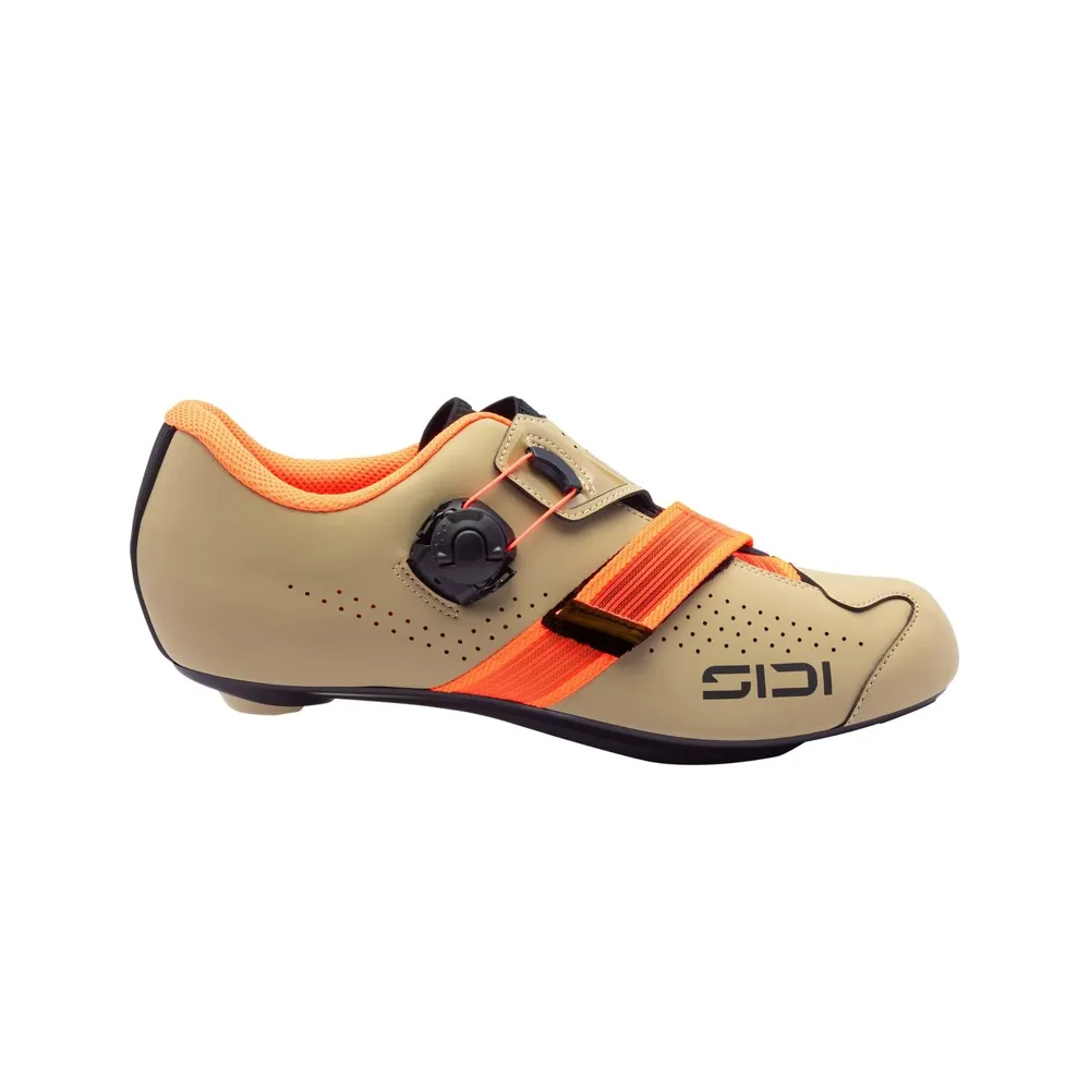 uPRISE Bikes Sidi Prima Road Shoes - Sand/Coral | Price match, 365 day return s, 18-Month Warranty, Finance Available & Free UK Delivery