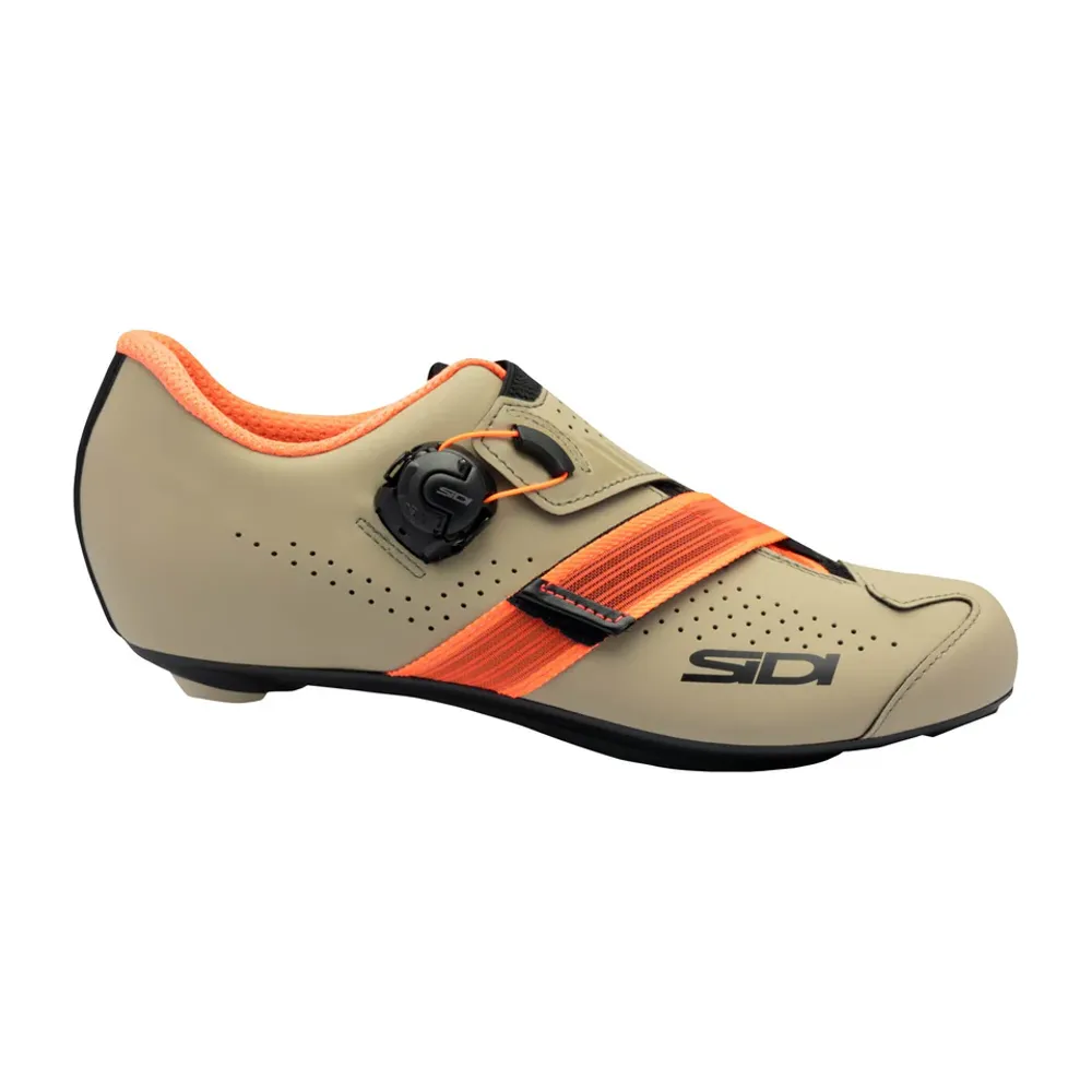 uPRISE Bikes Sidi Prima Road Shoes - Matte Sand/Coral | Price match, 365 day return s, 18-Month Warranty, Finance Available & Free UK Delivery