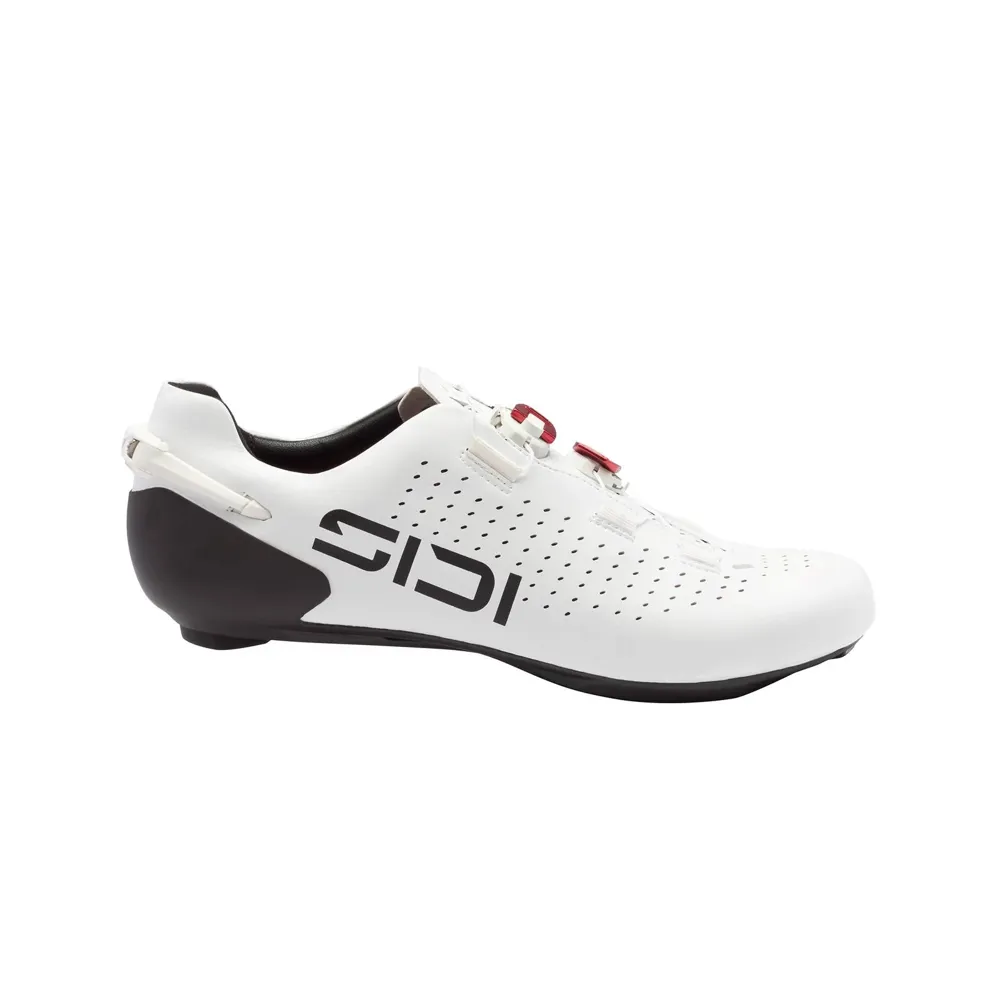 uPRISE Bikes Sidi Shot 3 Road Shoes - White | Price match, 365 day return s, 18-Month Warranty, Finance Available & Free UK Delivery