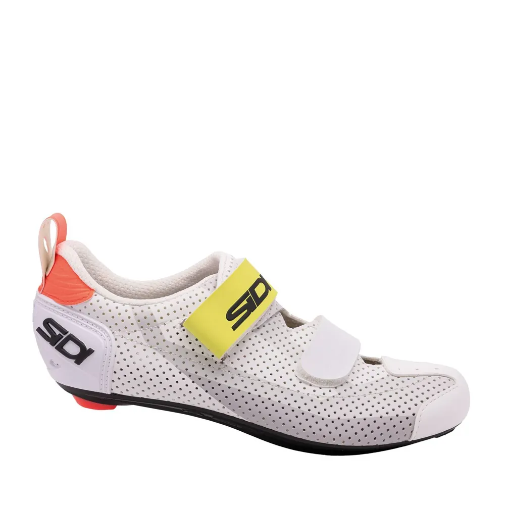 uPRISE Bikes Sidi T-5 Air Triathlon Shoes - Grey/White/Yellow | Price match, 365 day return s, 18-Month Warranty, Finance Available & Free UK Delivery