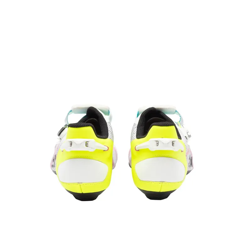 Sidi Wire 3 Road Shoes - White/Yellow Fluo-4