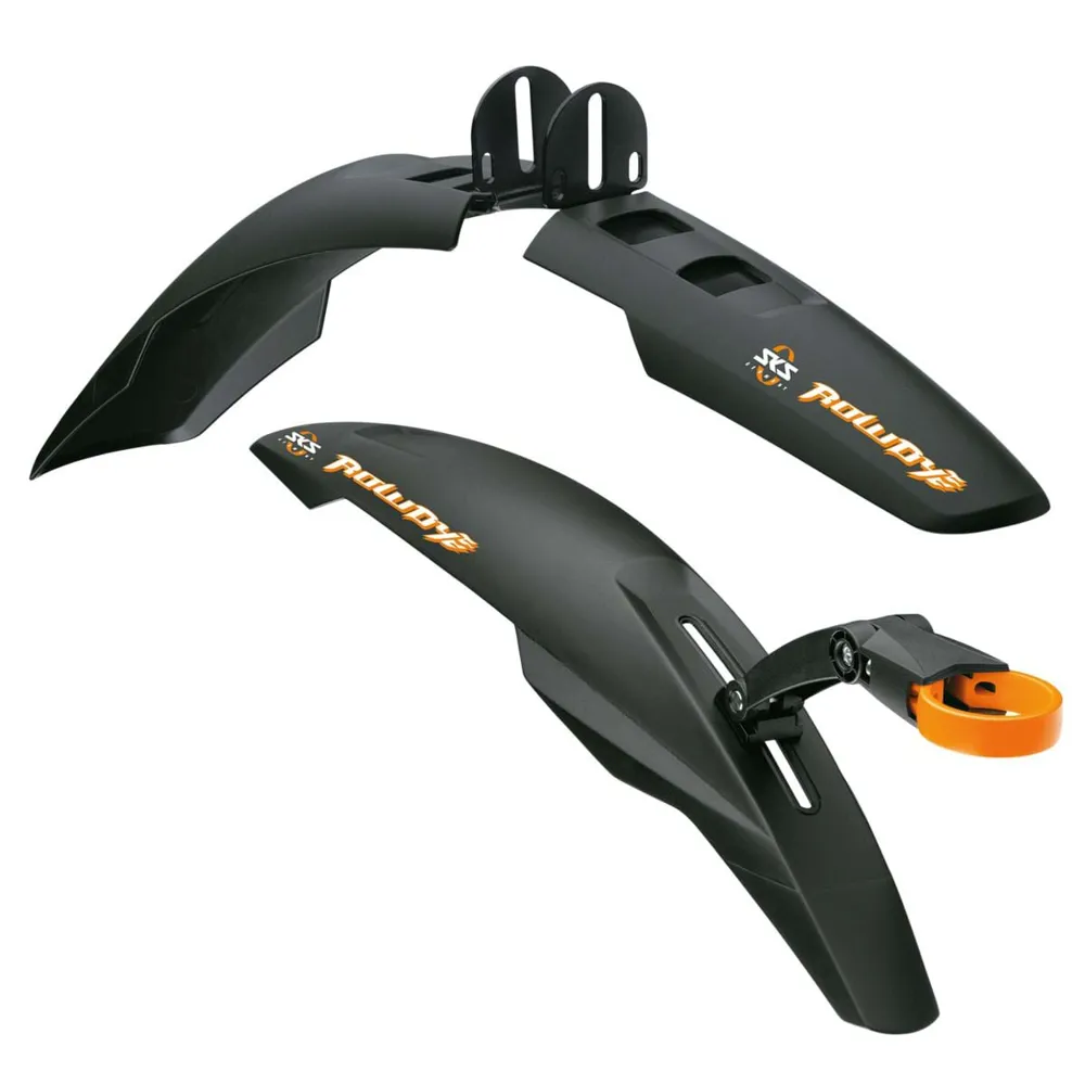 uPRISE Bikes SKS Rowdy Junior 20-24 inch Mudguard Set - Black | Price match, 365 day return s, 18-Month Warranty, Finance Available & Free UK Delivery